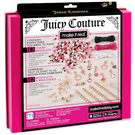 Juicy Couture Make It Real Pink Precious Bracelet Kit Michaels